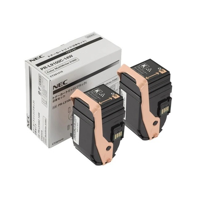 『PR-L9100C-14W』 アウトレット品 純正 トナーカートリッジ ブラック ２個入り