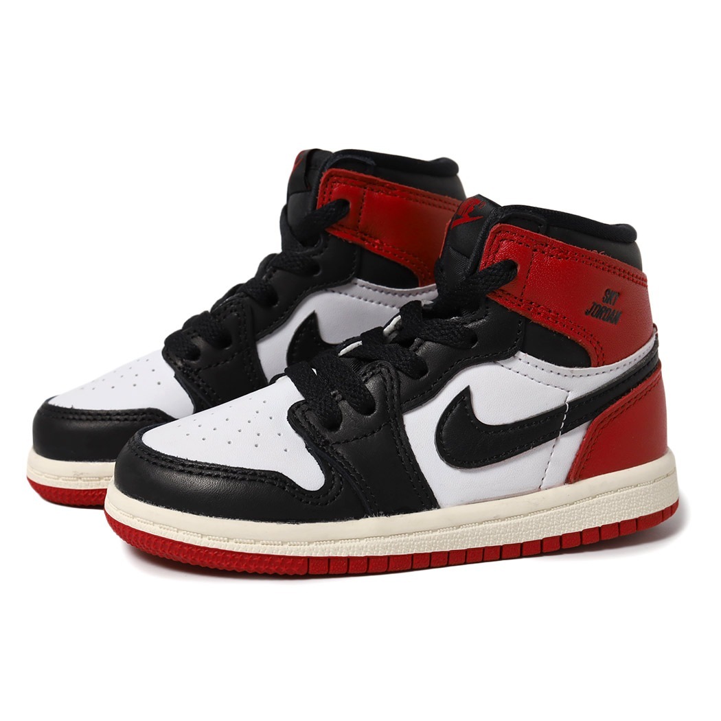 NIKE ナイキ ジョーダン ベビー スニーカー シューズ AIR JORDAN 1 RETRO HIGH OG TD Black Toe Reimagined BABY キッズ FD1413-106