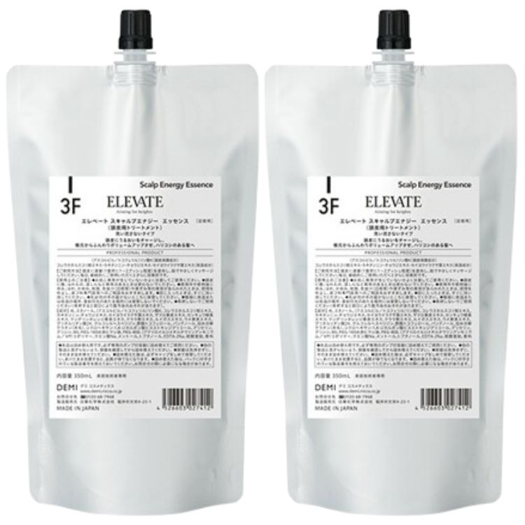 2個セット エレベート スキャルプエナジーエッセンス 350ml 詰替え レフィル スカルプ メンズ 皮脂 頭皮 スカルプケア 保湿 ビジネスマン