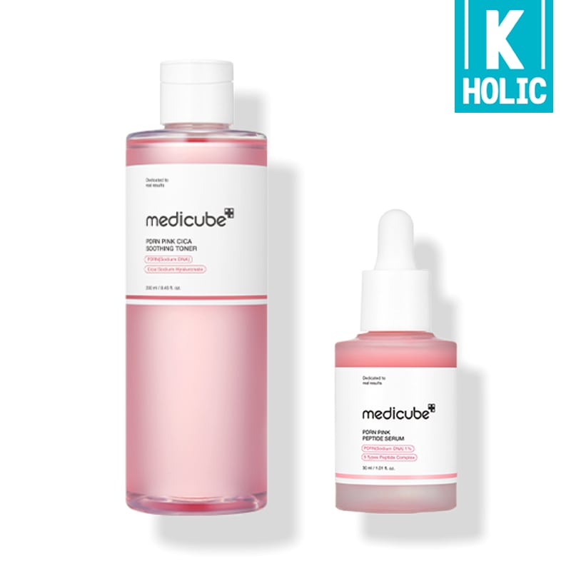 サーモン PDRN ピンク アンプル 30ml+ PDRN ピンク シカ スージング トナー 250ml