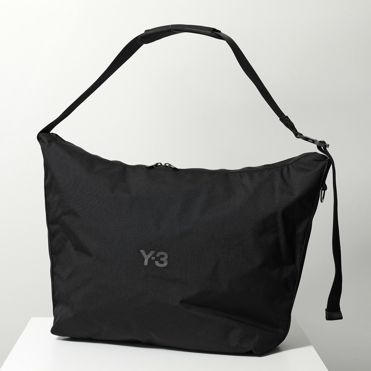 Y-3 ワイスリー ショルダーバッグ JW6218 メンズ ナイロン ラージ クロスボディ トートバッグ ロゴ 軽量 鞄 BLACK