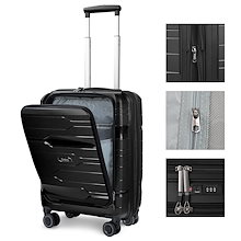 【TABITORA】 90L ブラック　スーツケース　キャリーバッグ　大型　旅行 Amazon.co.jp: [タビトラ] スーツケース 大型 人気 キャリー
