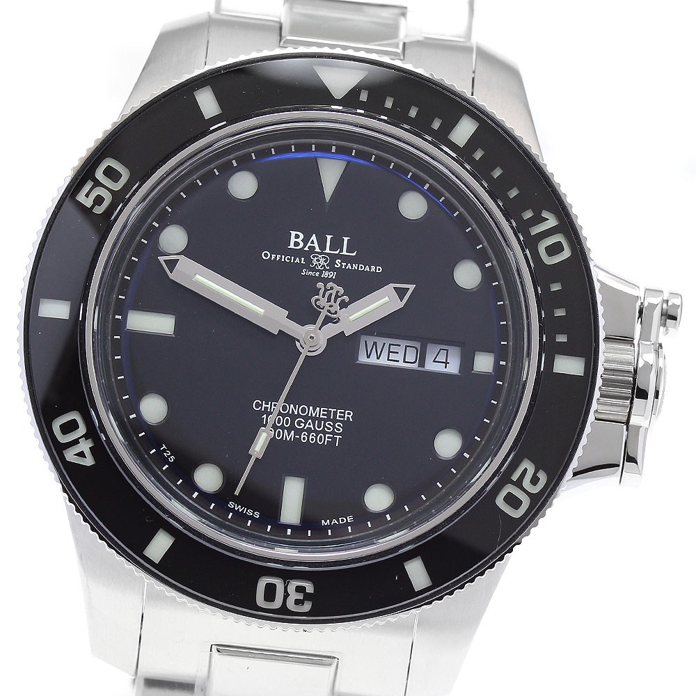 ボールウォッチ BALLWATCH DM2218B-SCJ-BK エンジニア ハイドロカーボン オリジナル デイデイト 自動巻き メンズ 未使用品 保証書付_935381【中古】
