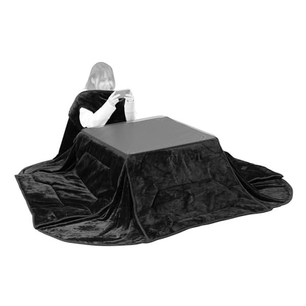 ゲーミング着るこたつ布団 230×250cm/ブラック BHK-2500KF-BK