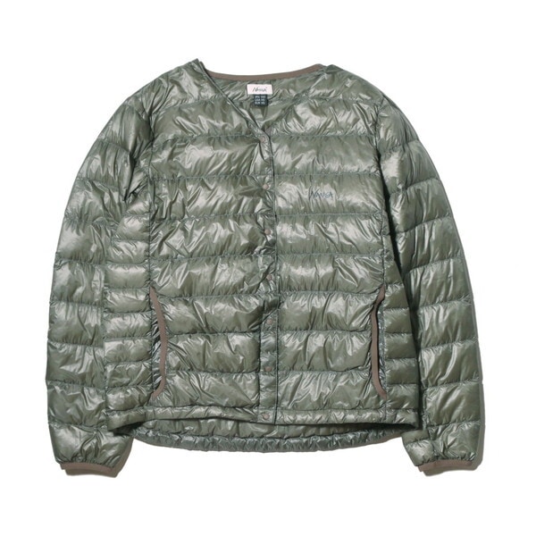 ナンガ インナーダウンカーディガン ウィメンズ INNER DOWN CARDIGAN(WOMEN) KHA WM ND2242-1B314 N1INKH42