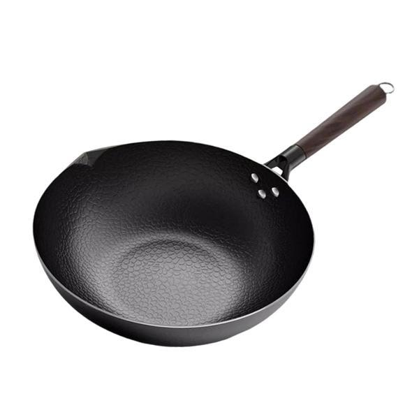 12.60インチ 中華鍋 調理器具 電磁調理器 コーティングなし 鍋 ソテー 中華鍋 木製蓋なし