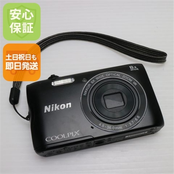 美品 COOLPIX A300 ブラック コンデジ Nikon 48