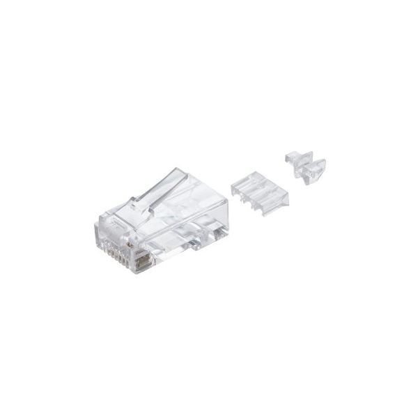 (5セット) エレコム 自作用RJ45コネクター(ガイドパーツ付き/10個入り) LD-6RJ45T10/LX5