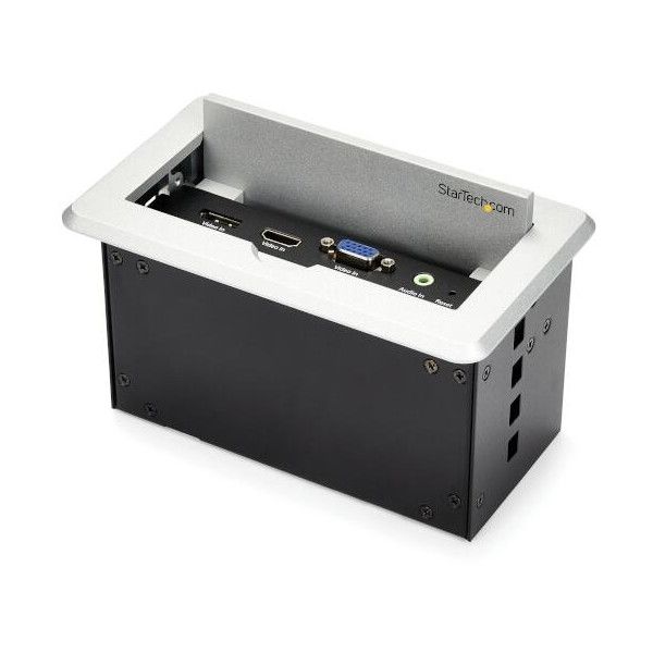 StarTech BOX4HDECP2 AVコネクティビティBOX テーブル埋め込み型 4K対応 メーカー直送