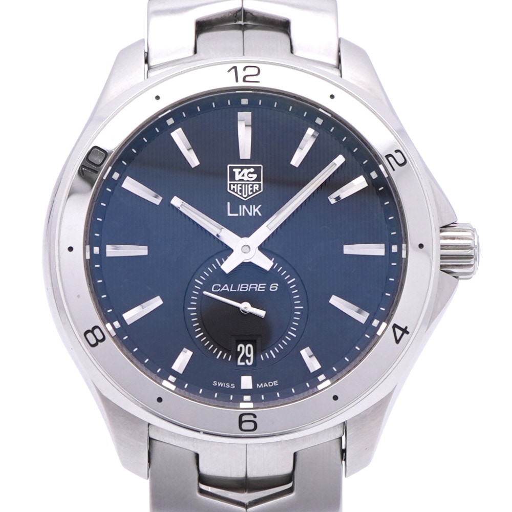 自動巻き リンク キャリバー6 WAT2110.BA0950 腕時計 ステンレススチール ブラック 0962【中古】 メンズ