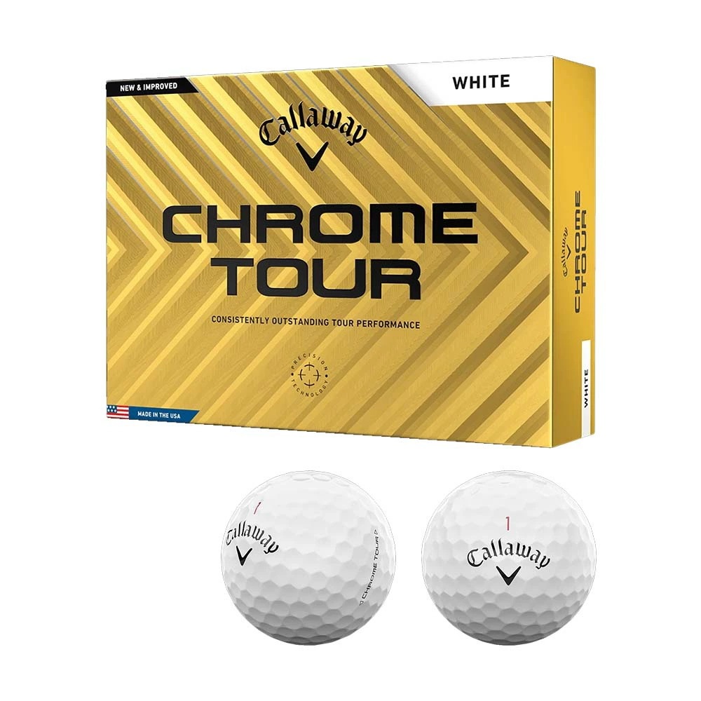 CHROME TOUR ボール ホワイト 1ダース 2024
