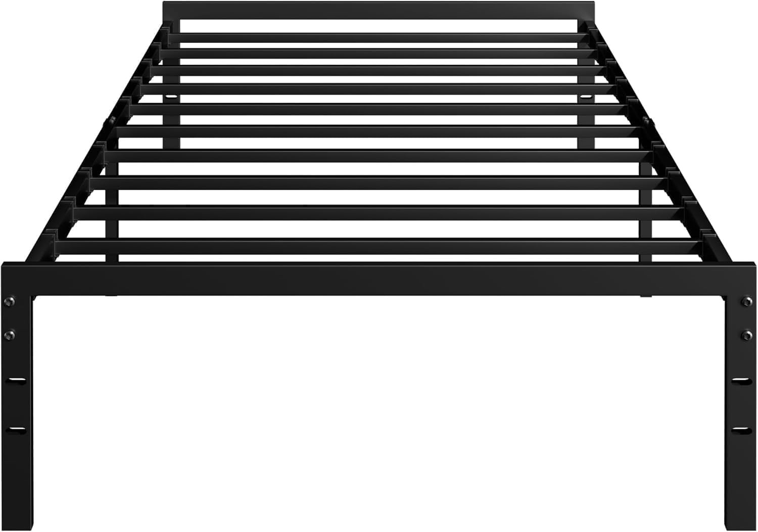 シングル メタルベッド 耐荷重350kg 静音 頑丈 ベッド下収納 通気性 防錆 簡単組み立て