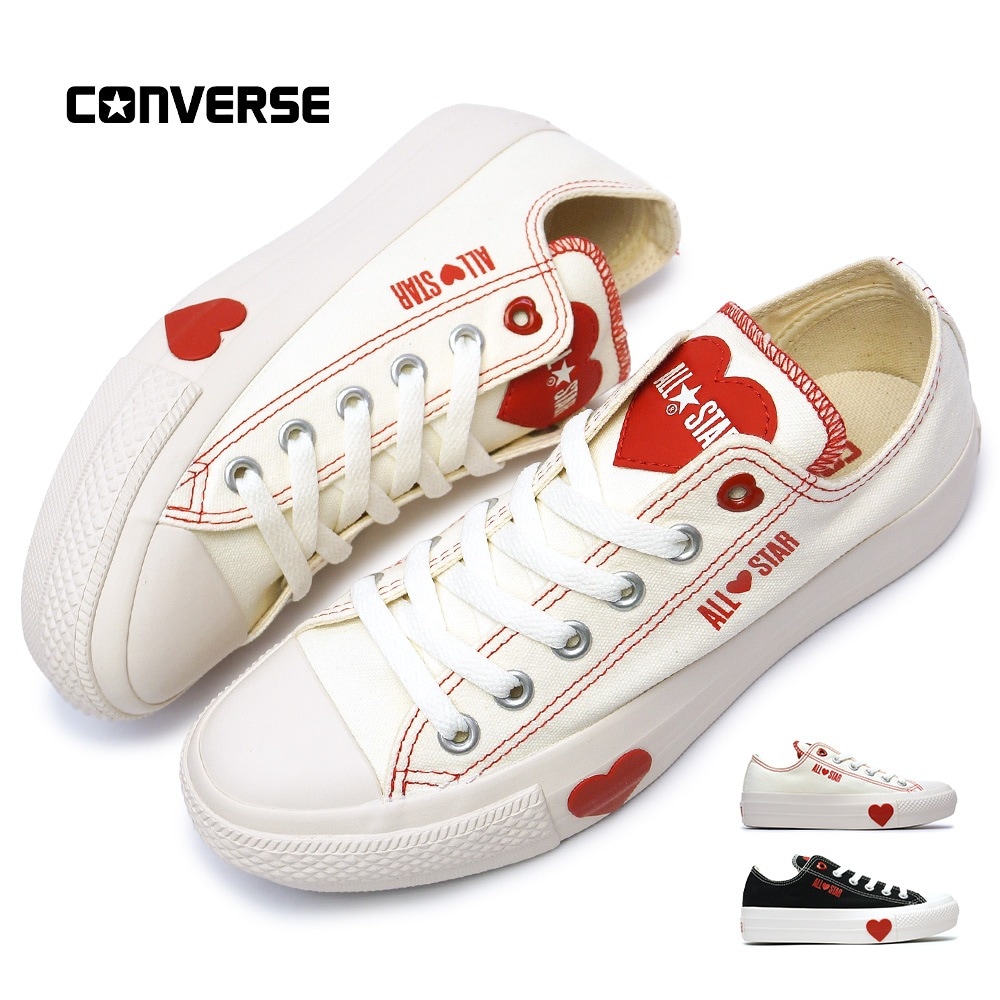 レディース スニーカー オールスター PLTS メニーハーツ OX 厚底