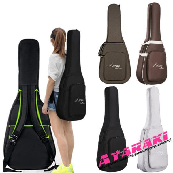 ギターケース ギグバッグ アコギケース セミハードケース アコースティックギターケース41インチ クッション付き 2WAY リュック型 手提げ 5,612円