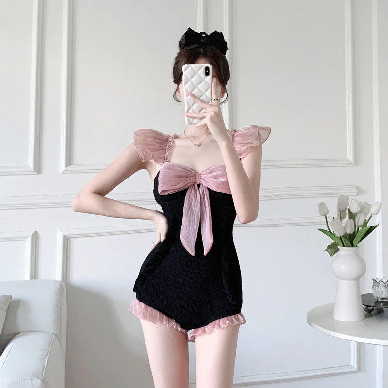 水着 Swimwear 少女2今週の割引は 25% オフです024新作水着女性モデル夏モデル遮肉痩身高見えルックス値連体純欲風 メガ割