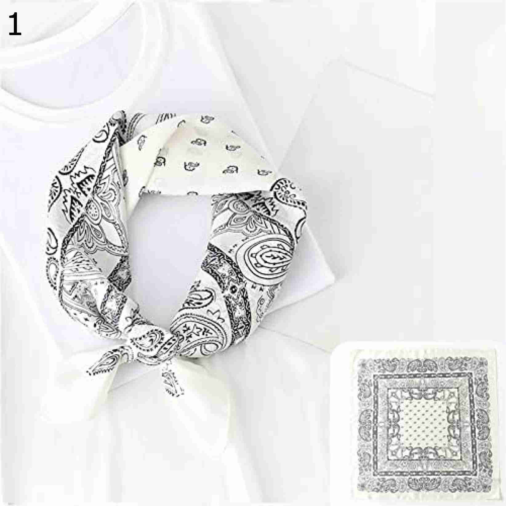 【20%OFFクーポン～】サマー サドル ウエスト フラワー スカーフ ヴィンテージ ストラッピング 両面プリント スモール スカーフ スクエア スカーフ (Color 70x70CM) Size