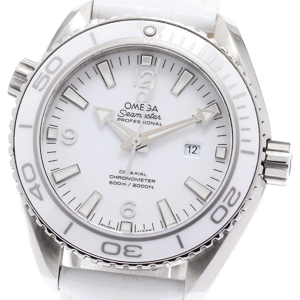オメガ OMEGA 232.33.38.20.04.001 シーマスター プラネットオーシャン デイト 自動巻き レディース _930213【中古】