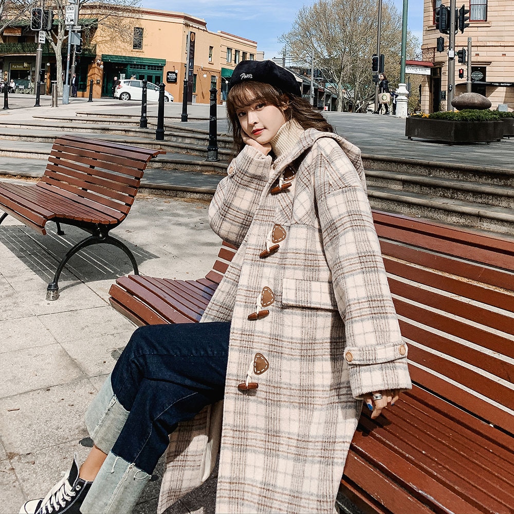 ダッフルチェスターコート アウター チェスターコート ダッフルコート ロング丈 袖あり 長袖 フード