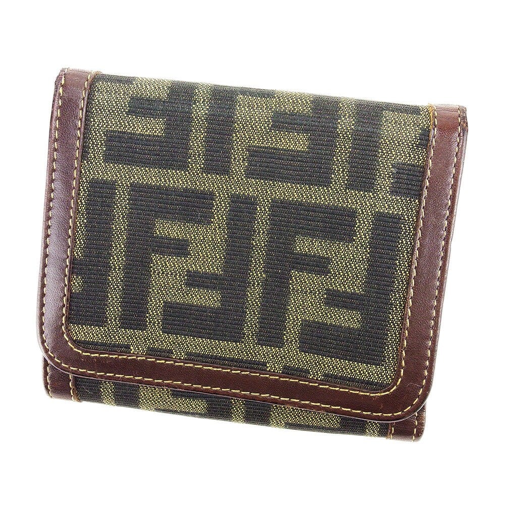 三つ折り 財布 二つ折り 財布 ズッカ ブラック ブラウン ベージュ 中古