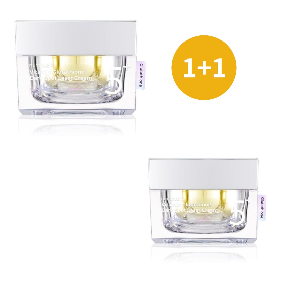 [1+1] 5番 グルタチオンさん 跡付きトーニングレーザークリーム 50ml+50ml