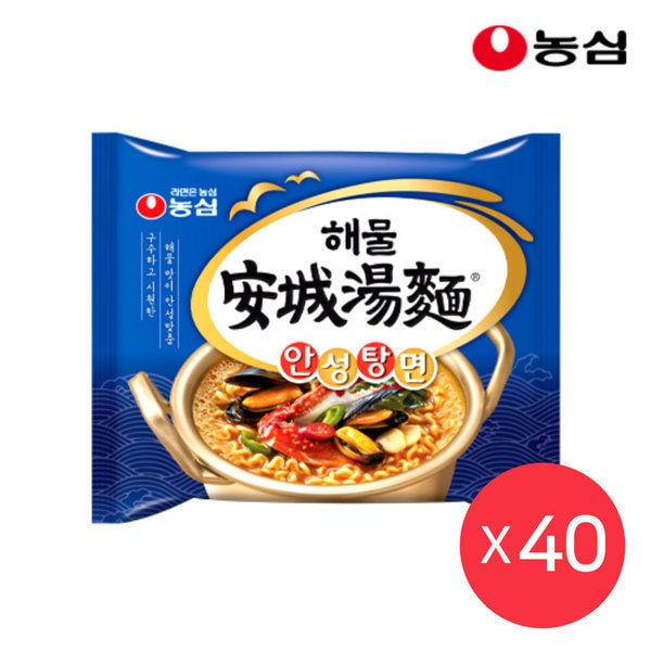 【数量限定】 農心海鮮安城湯麺112g40袋1箱袋ラーメン 韓国麺類 【数量限定】 農心海鮮安城湯麺112g40袋1箱袋ラーメン 韓国麺類