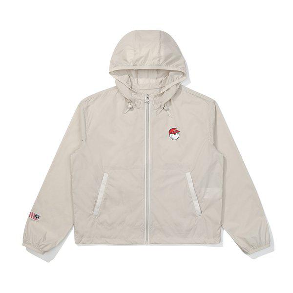 [マルボン公式] 軽量フード付きジャケット ベージュ (WOMAN)