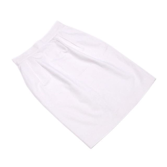 スカート タイト Sサイズ ホワイト 中古