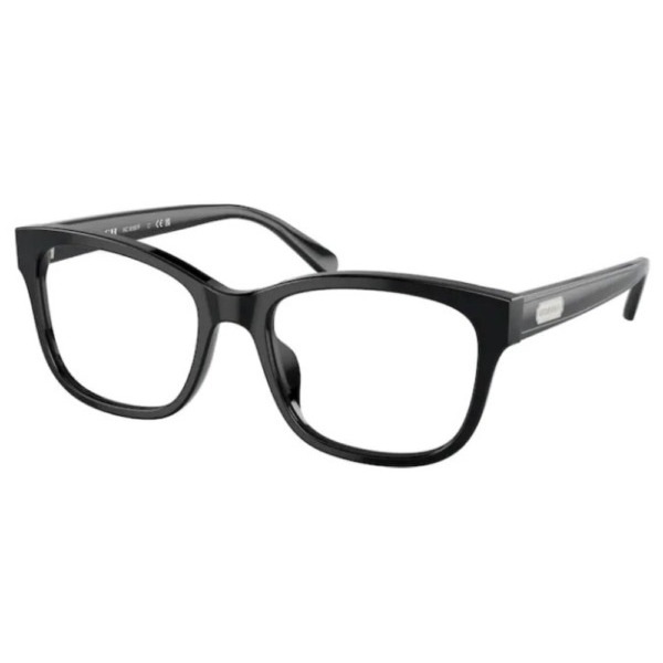 サングラス CoachHC6197F 5002 Eyeglasses Womens Black Full Rim Square Shape 55mm