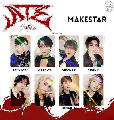 Stray kids NOEASY Official photo card makestar pob hyunjin