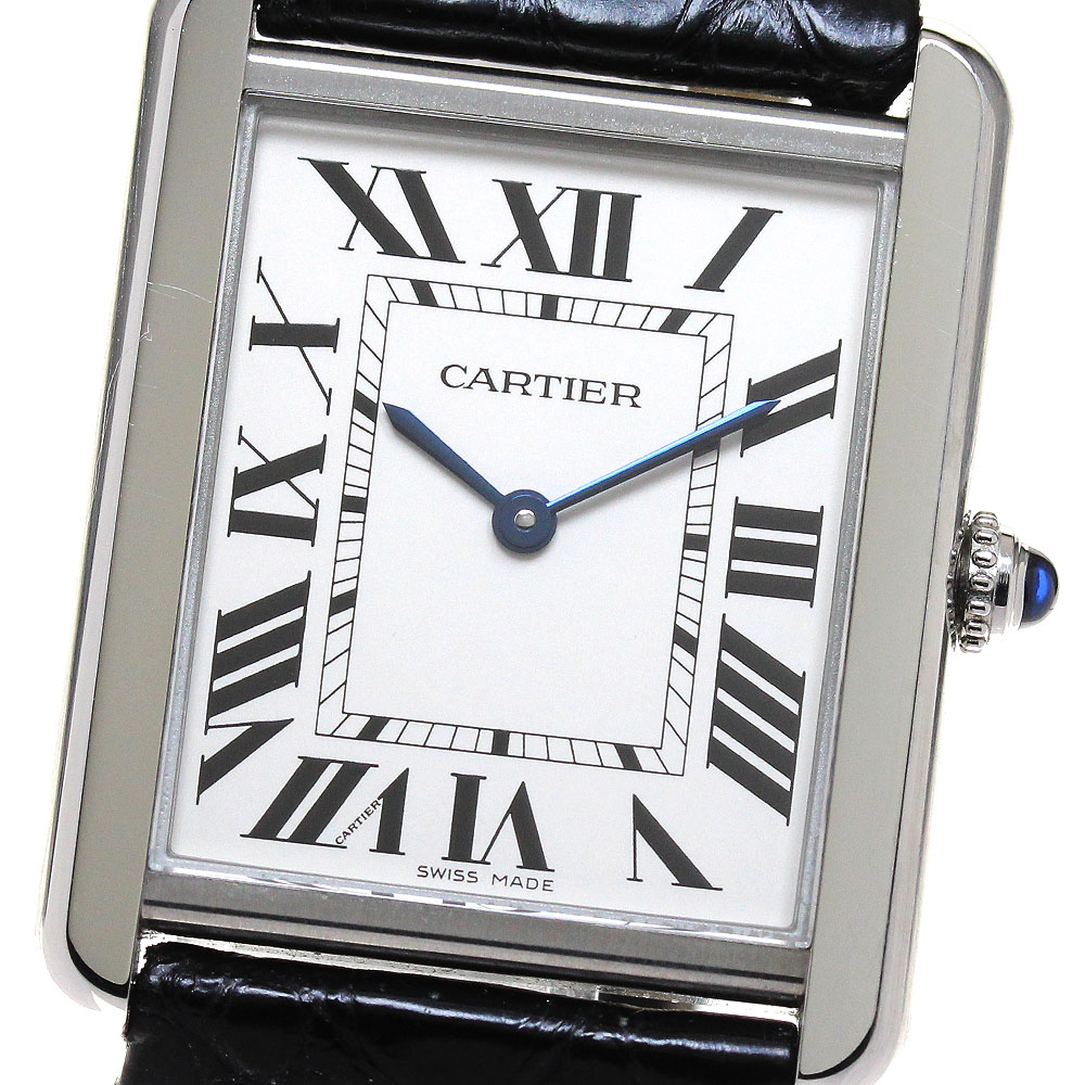 カルティエ CARTIER W5200003 タンクソロLM クォーツ メンズ _848100【中古】