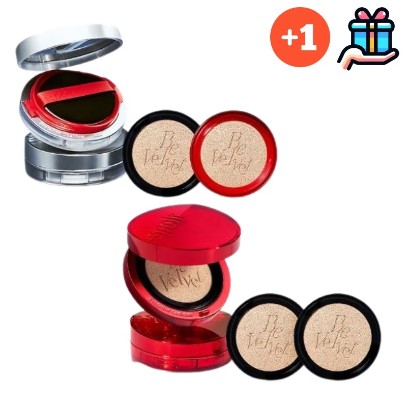 [韓国人気クッション パデ1+2] プロテイラー ビーベルベット ニュークラス 本品1個 + 詰め替え2個 ベルベット ニュークラス クールアンドチル エディション 大容量 しっとり カバー力 超密着