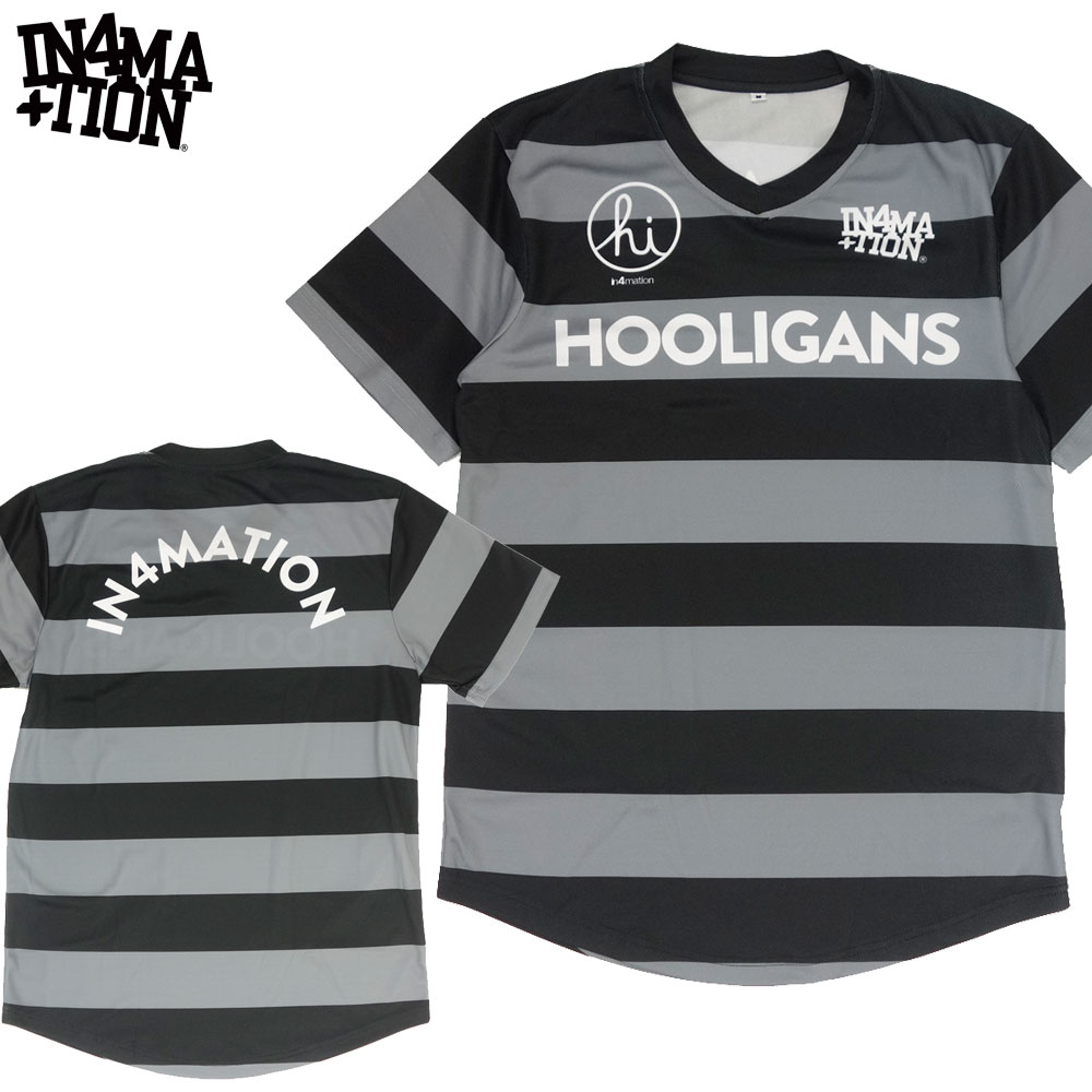 IN4MATION/インフォメーション半袖 Tシャツ メッシュ Vネック/SHE DEVIL IN4-005-SP21