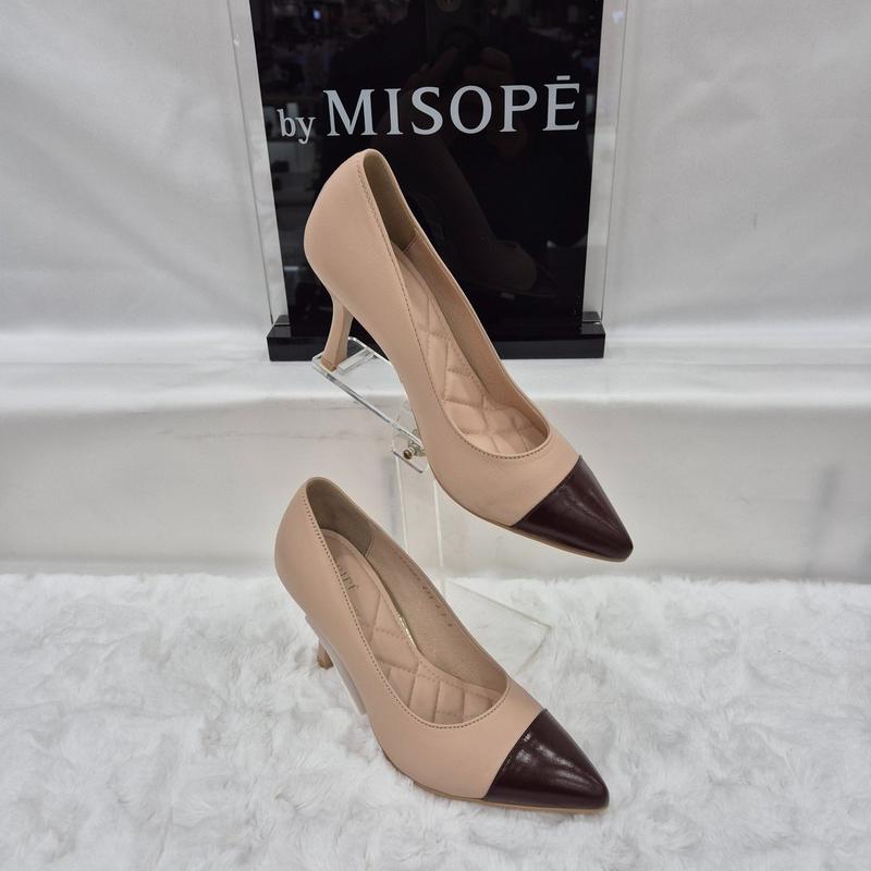 By 女性 ツートーン クラシック パンプス 112HT431ST008 SKINPINK 1 JJ