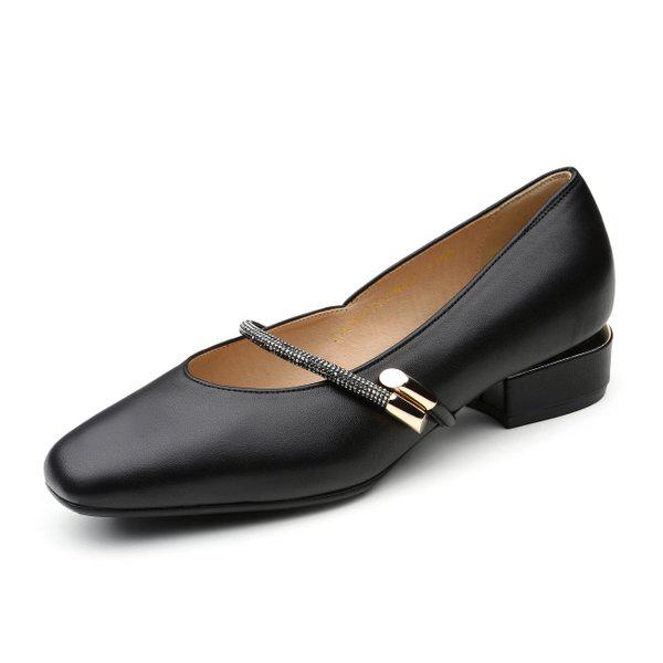 女性ルノワールキュービック装飾メリージェーンパンプス RENPUC5239G1