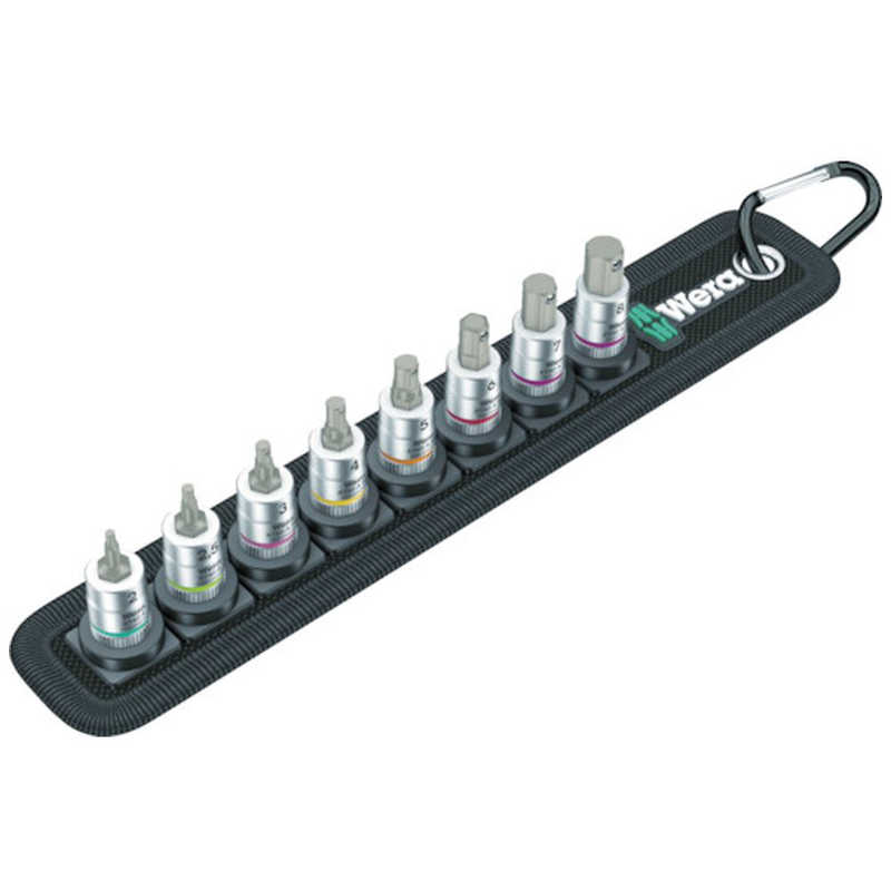 WERA社　Wera BELT 2 8740A Hex-Plus HF ベルトソケットセット 1/4　003881_
