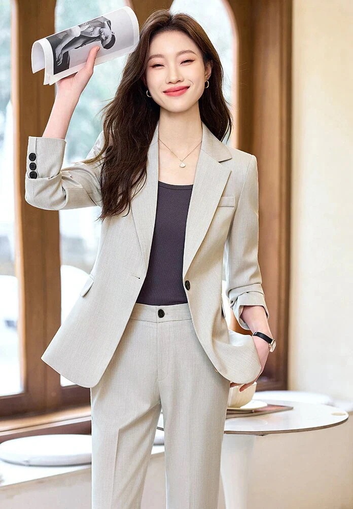 【急速出荷】2025初春新品 レディース スーツセット 二点セット 卒業式 ママ スーツ セットアップ 通勤 入学式 メガ割 15