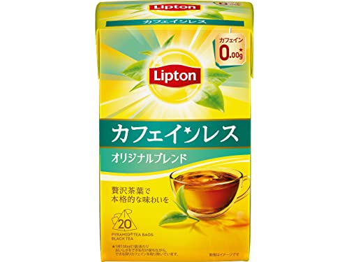 リプトン カフェインレスティー 20杯分 6袋 デカフェノンカフェイン ティーバッグ