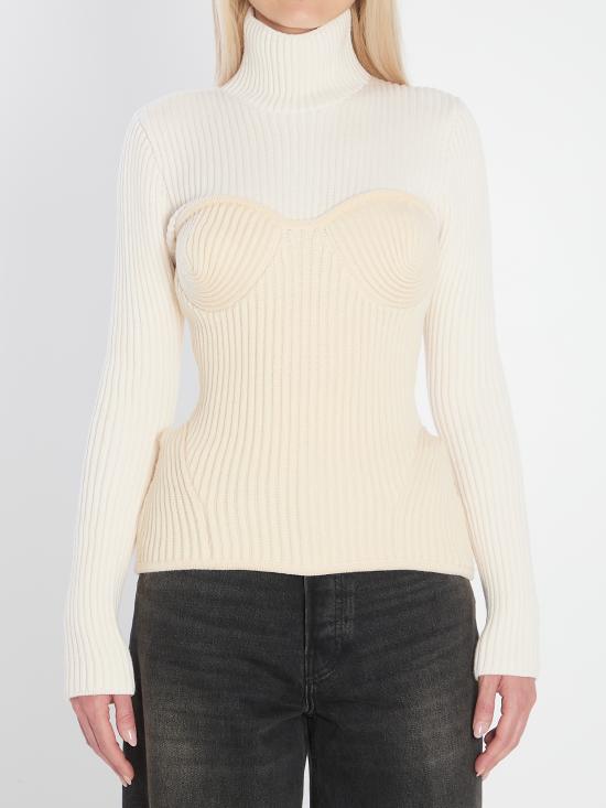 JEAN PAUL GAULTIER Women Sweater W PO005 WHITE
