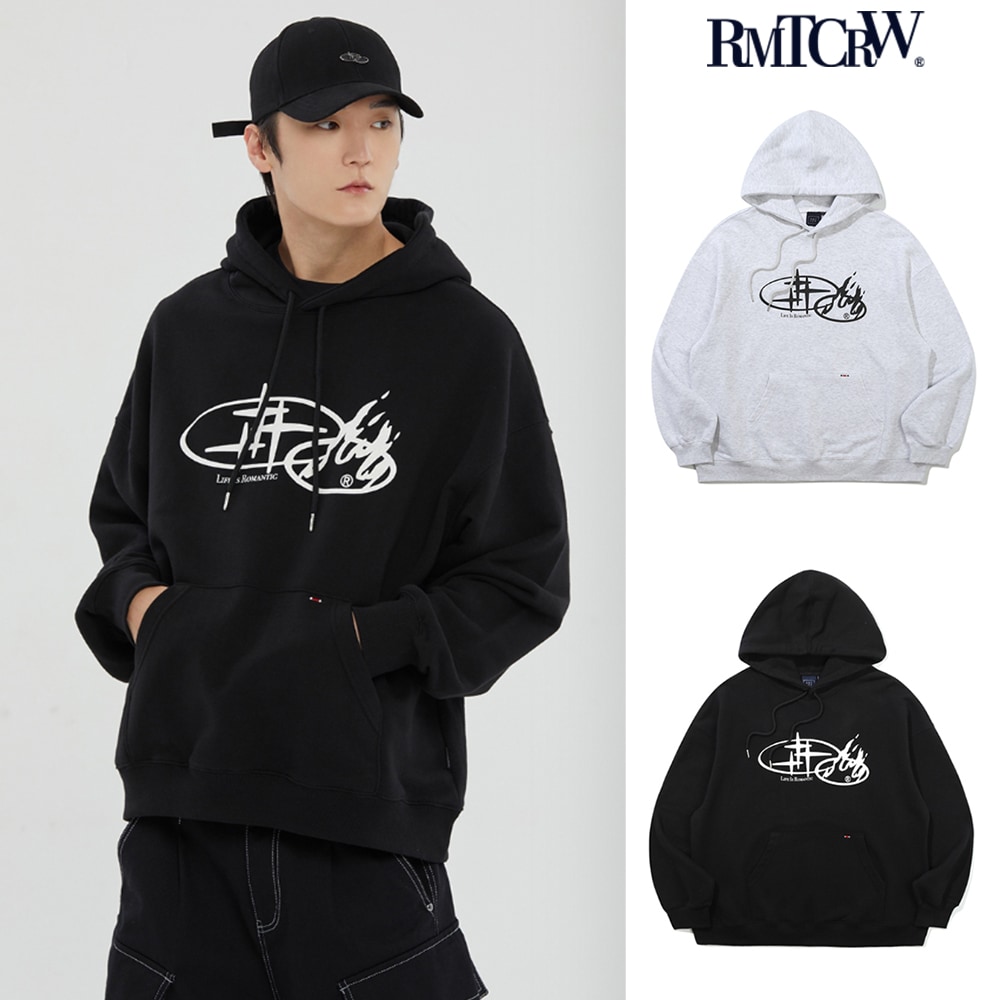 【ROMANTIC CROWN】 ORIGINAL MIXED LOGO HOODIE