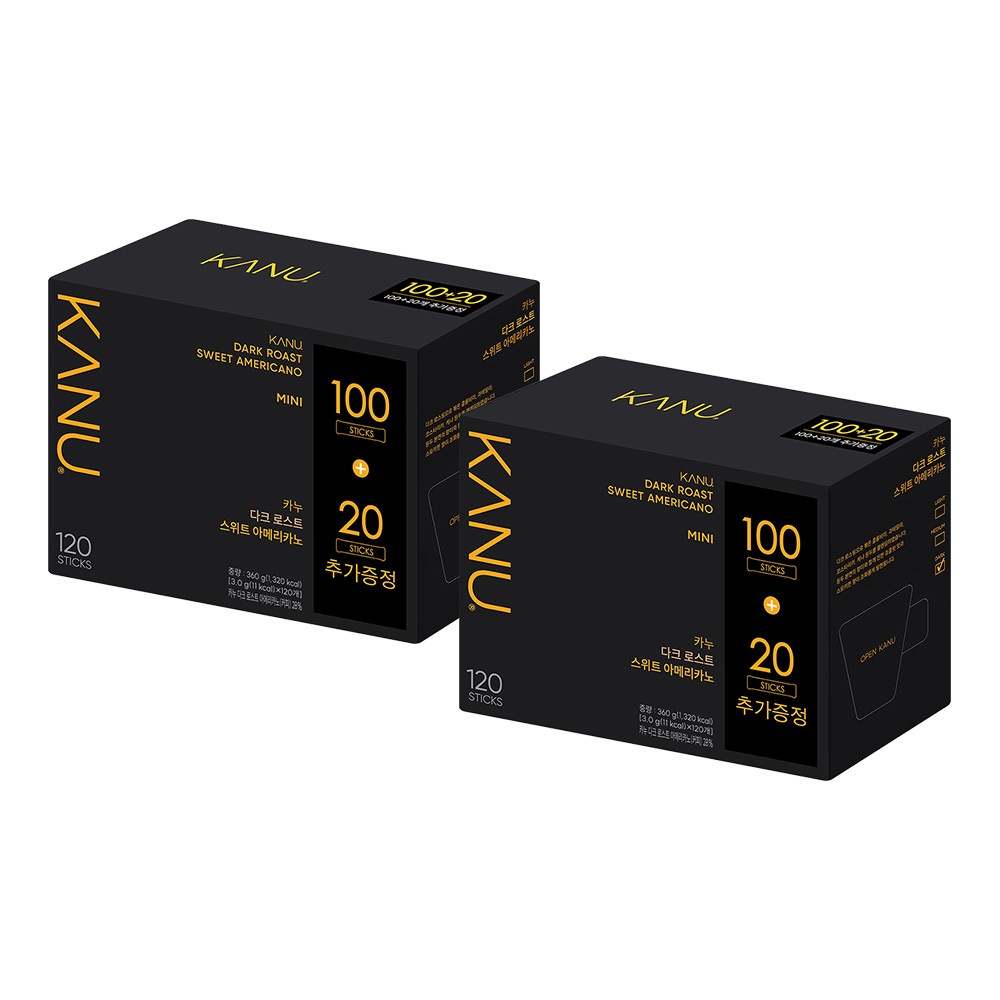 ダークローストスイートアメリカーノ Mini 3g 120本 x 2箱 計240本