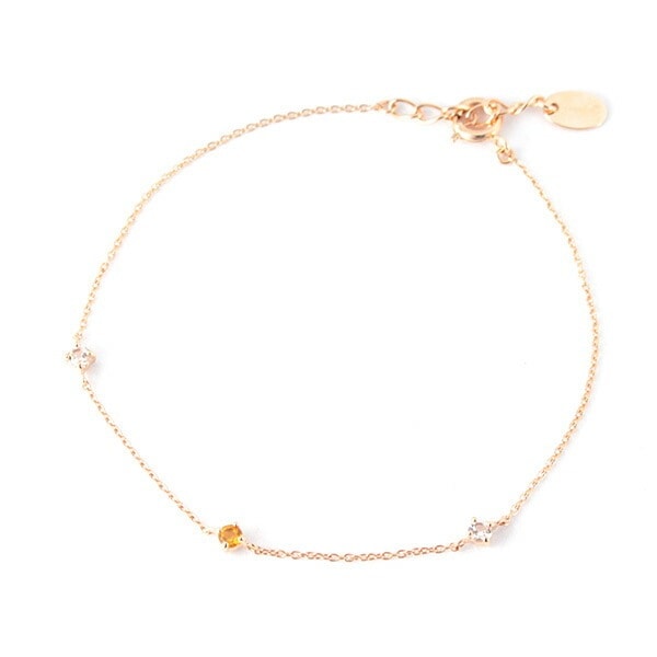 正規紙袋＆箱付 ブレスレット 3石ブレスレット ジュエリー アクセサリー 誕生石