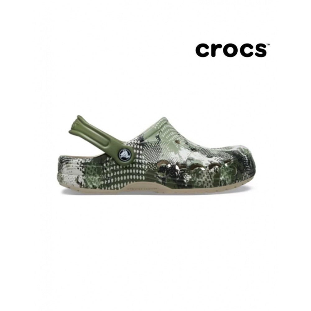 クロックスパブリックヴァヤシーズナルプリントクロッグコブルストーン