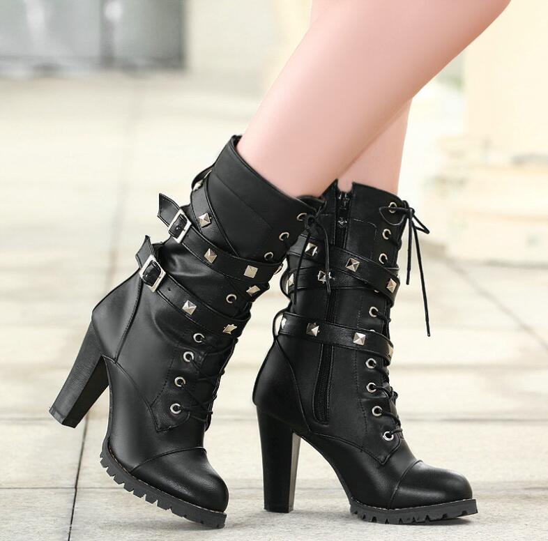 ブーツ　レディース ショートブーツ　編み上げブーツ エンジニアブーツ レースアップブーツ 編み上げ 歩きやすい ジュニアブーツ ダンス ブーツレディース レースアップ レディースブーツ 靴 軽量