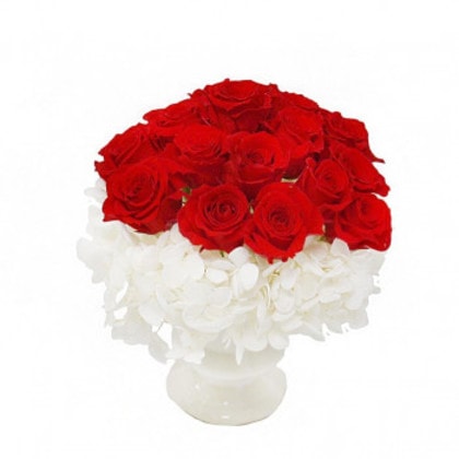 A＆K プリザーブドフラワー ローズルージュ(花器付き) MF-13 6,999円