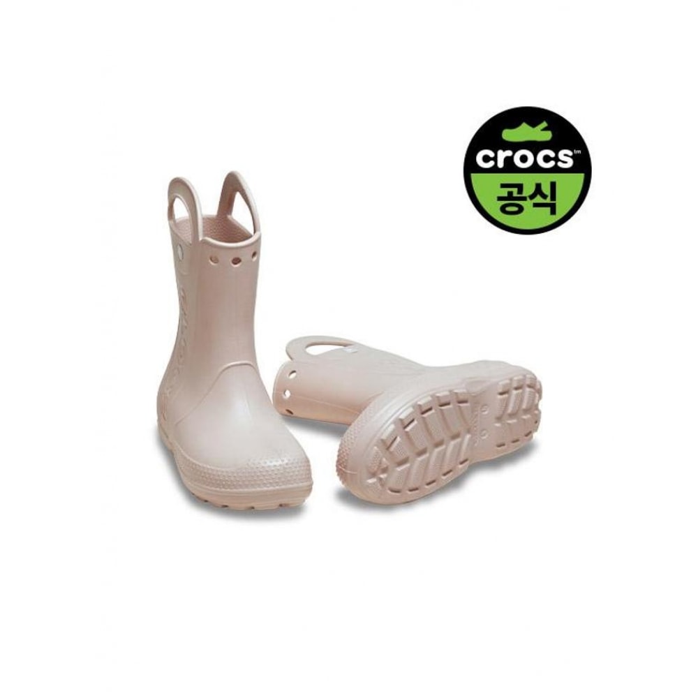 Crocs キッズ用ハンドルイットレインブーツ QUA