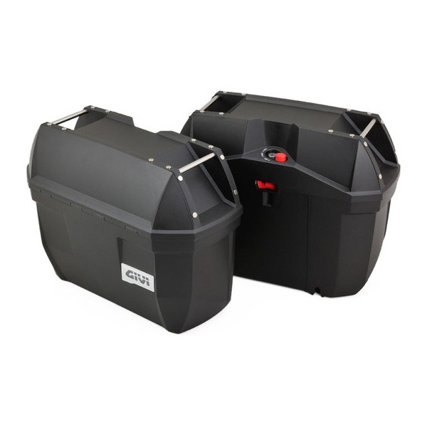 D31623 GIVI サイドケース 各23L 未塗装ブラック 左右セット E23ND