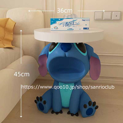 【Disney】　スティッチ ガラステーブル ディズニー Qoo10] ディズニー スティッチテーブル トイストーリーテーブ