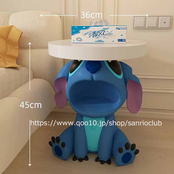 【Disney】　スティッチ ガラステーブル ディズニー Disney】 スティッチ ガラステーブル ディズニー