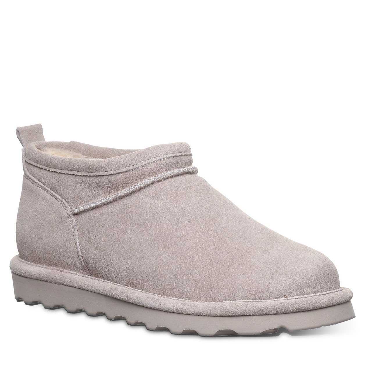 【Bearpaw(ベアパウ)】ムートンブーツ Super Shorty ショートブーツ 撥水加工 防汚加工 本革 防寒 あたたかい もこもこ (Mashroom, 23.0 cm)
