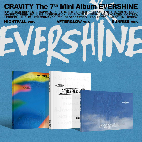 Set (3 albums) CRAVITY / EVERSHINE (7th mini album)